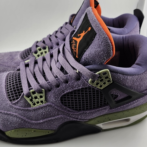 Jordan Athletic Shoes in Purple and Green - Picture 3 of 16